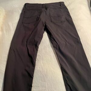 Charcoal Prana athletic pants 33x30